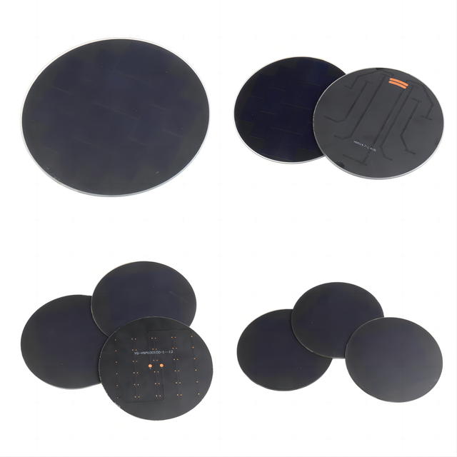 Custom Made 40mm 50mm 60mm 80mm 90mm 100mm 110mm 120mm Diameters Round Shape Mini Small PET Solar Panels