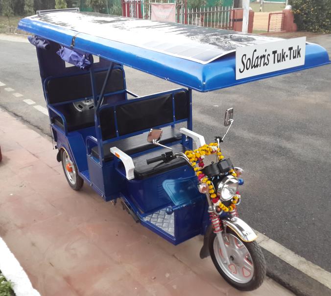 Flexible solar car